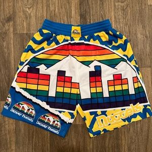 Brand New Authentic Mitchell & Ness Denver Nuggets Shorts